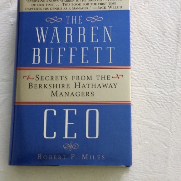 Wiley Other - Blue Hardcover Book - The Warren Buffett CEO